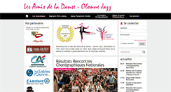 Desktop Screenshot of lesamisdeladanse.net